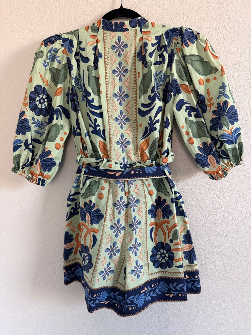 New FARM Rio Ocean Tapestry Romper. Size XS - Picture 10 of 14